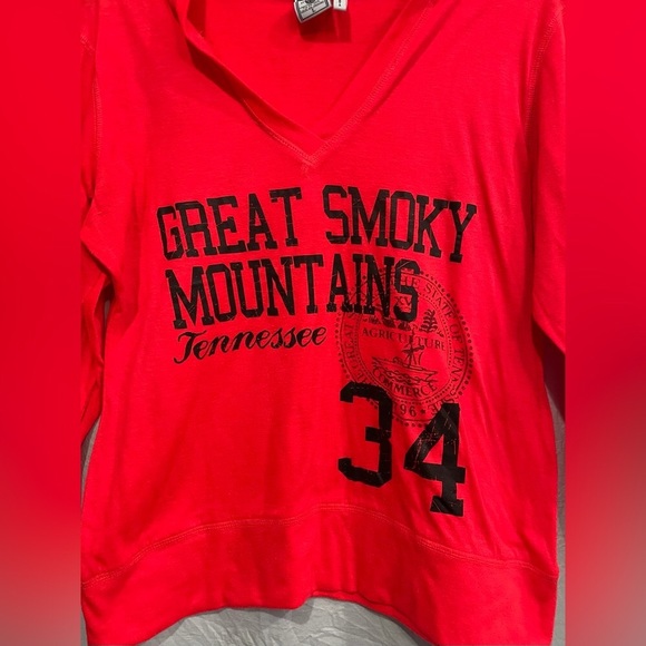 GREAT SMOKY MOUNTAIN 
Pullover Hoodie SIZE L preowned - Picture 4 of 6